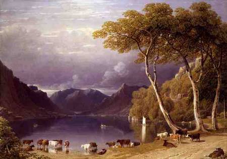 Head of Ullswater in the Lake District de George Fennel Robson