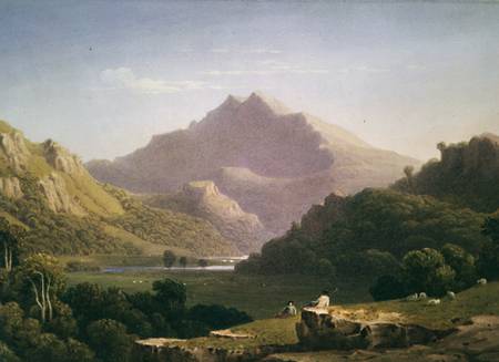 View in North Wales de George Fennel Robson