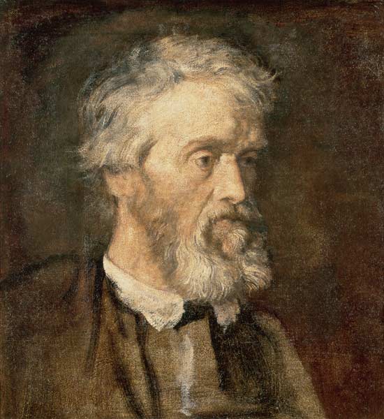 Portrait of Thomas Carlyle (1795-1881) de George Frederick Watts