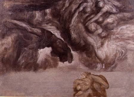 Study for 'My Punishment is Greater than I can Bear' de George Frederick Watts