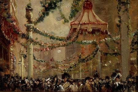 Decorations in St. James's Street for the Coronation of King George V de George Hyde Pownall