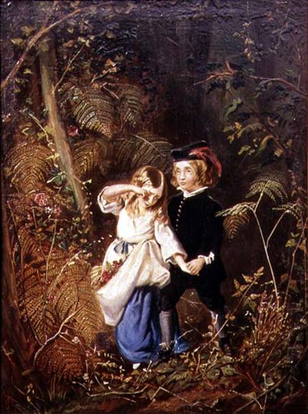 Babes in the Wood or Lost Children de George John Pinwell