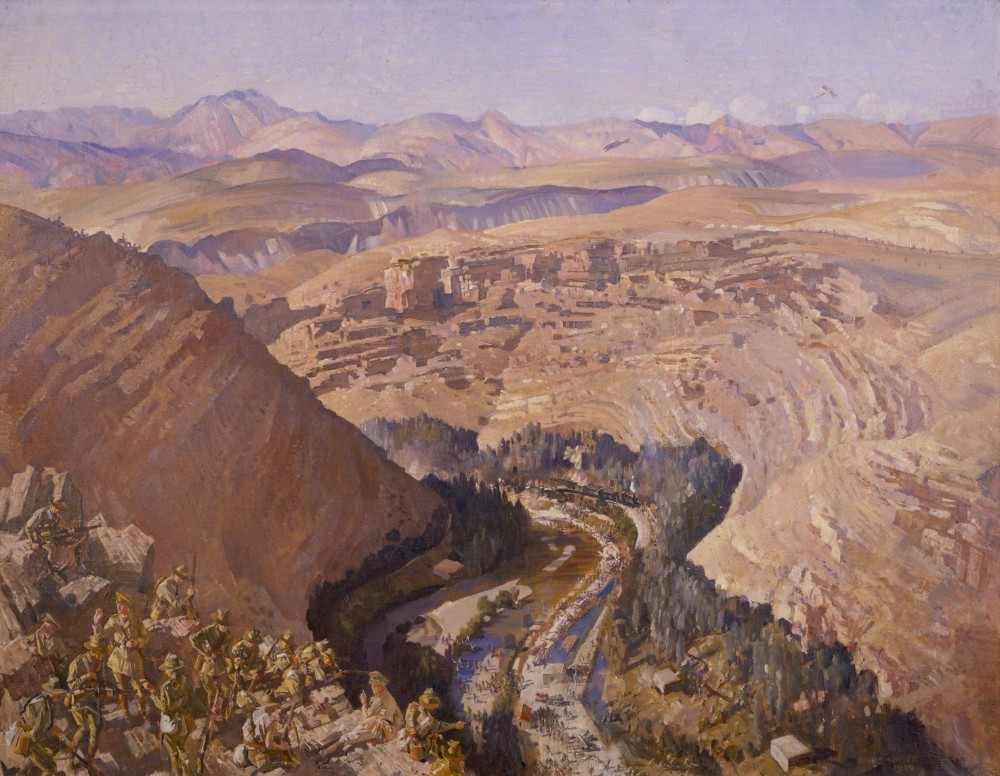 Barada Gorge, 30 September 1918 de George Lambert
