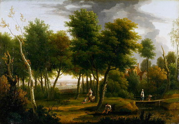 Woody Landscape, 1757 (oil on canvas) de George Lambert