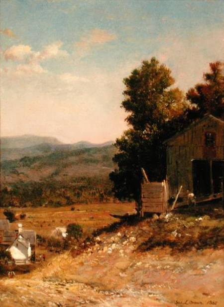 Study of Old Barn, West Campton, New Hampshire de George Loring Brown