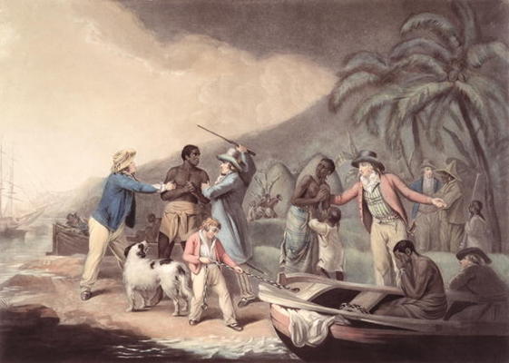 The Slave Trade, engraved by J.R. Smith (coloured engraving) de George Morland
