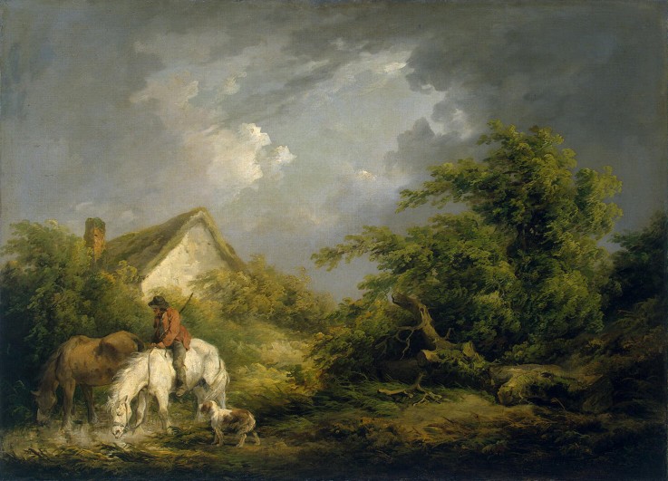 Before a Thunderstorm de George Morland