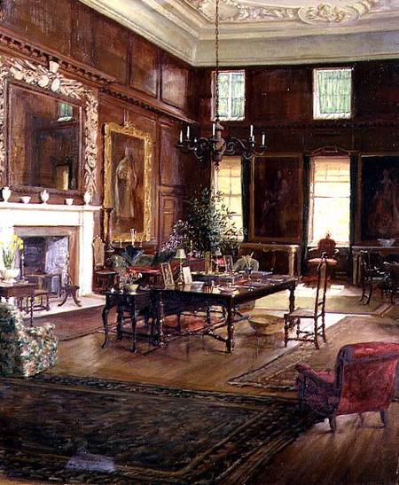 Interior of the State Room, Governor's House, Royal Hospital, Chelsea de George Percy Jacomb-Hood