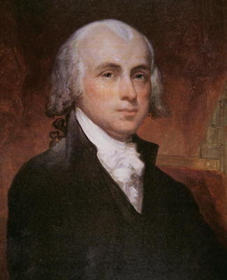 James Madison (1751-1836) (colour litho) de George Peter Alexander Healy