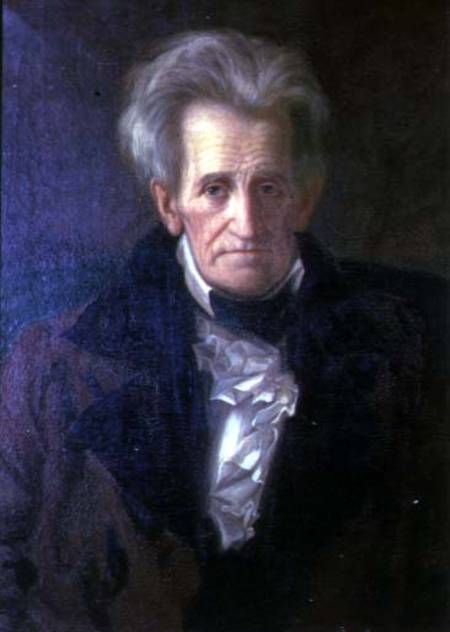 Portrait of Andrew Jackson (1767-1845) seventh President of the United States of America (1829-1837) de George Peter Alexander Healy