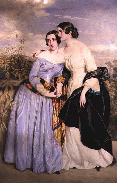 Mrs Partridge and her sister Miss Croker de George Richmond