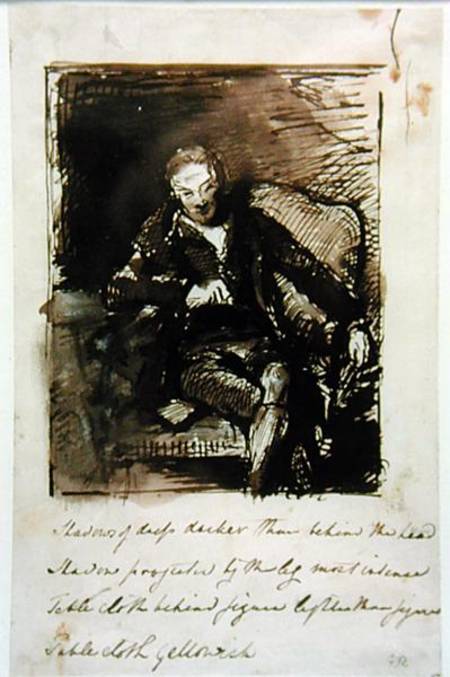 Study for a portrait of William Wilberforce (1759-1833) de George Richmond