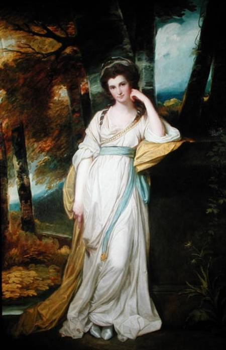 Portrait of Mrs. Henry Maxwell de George Romney