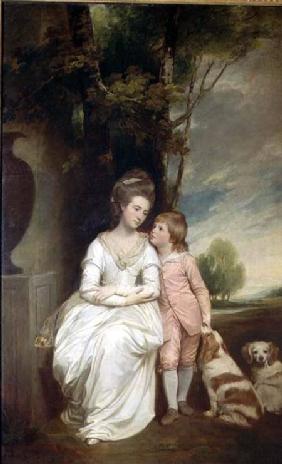 The Countess of Albemarle and her son