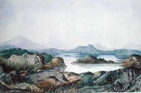 Landscape with a Lake de George Sand