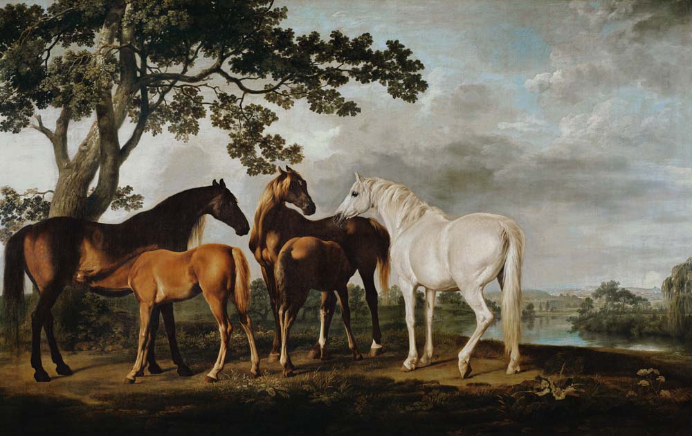 Mares and fillies de George Stubbs