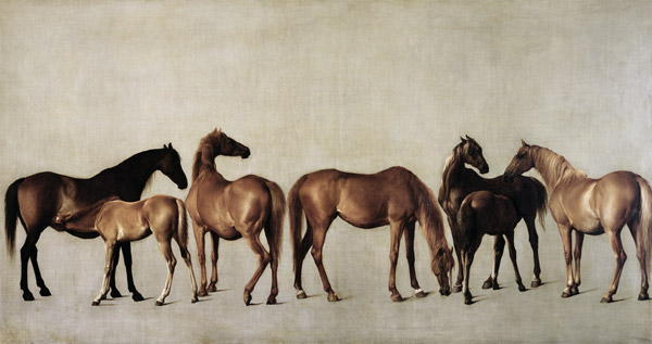 Mares with Foals de George Stubbs