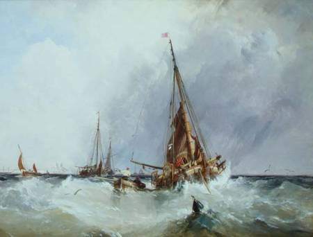 Shipping in the Solent de George the Elder Chambers