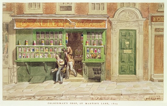 Colourman''s Shop, St Martin''s Lane de George the Elder Scharf