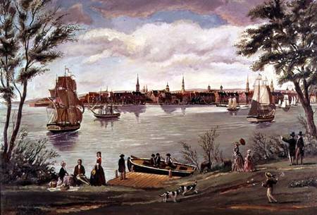New York after Independence, seen from the East River de George Torino