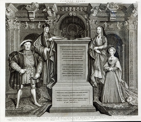 Familia Regia, or The Family of Henry VIII de George Vertue