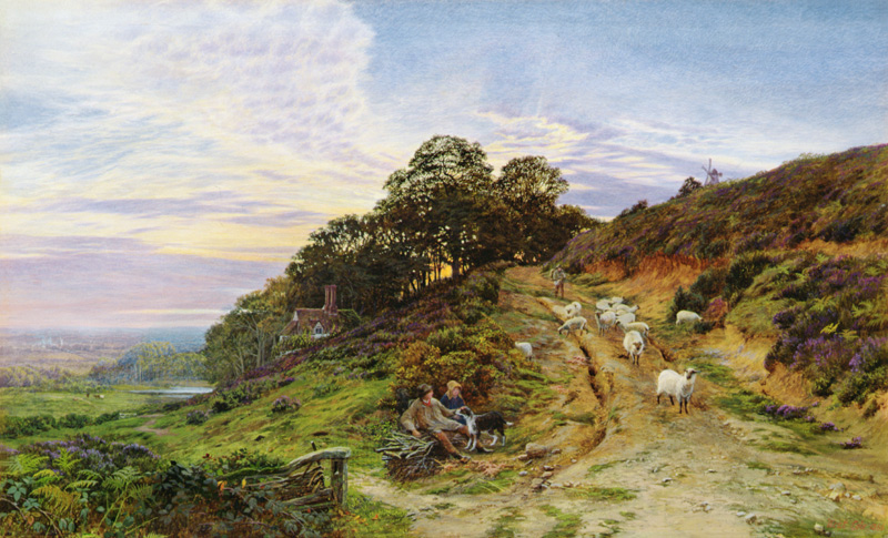 Pitch Hill near Ewhurst de George Vicat Cole