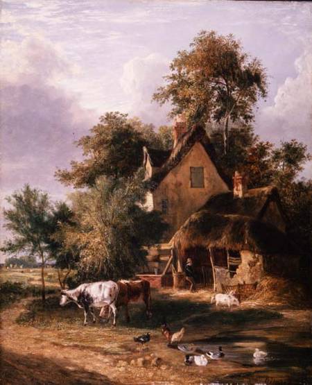 Farmyard Scene de George Vincent