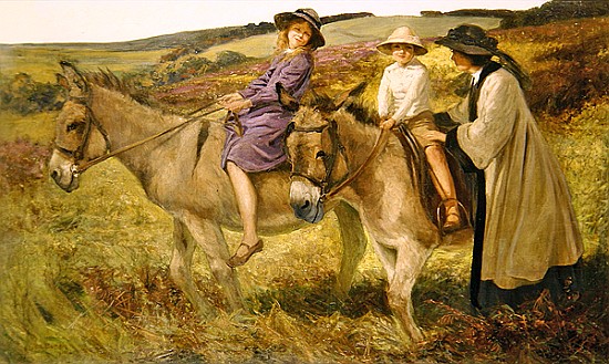 The Donkey Ride de George Edmund Butler