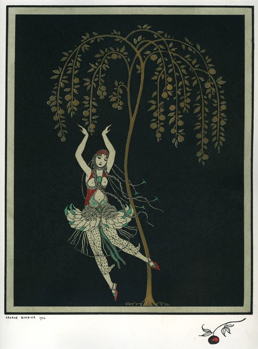 Tamara Karsavina in the ballet The Firebird by I. Stravinsky de Georges Barbier