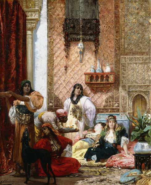 Die Lieblingsdamen des Sultans de Georges Clairin
