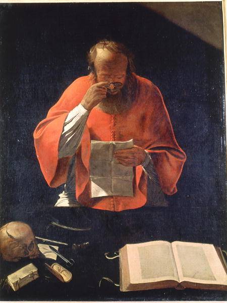 St.Jerome reading de Georges de La Tour