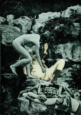 Untitled, 1936 (collage) de Georges Hugnet
