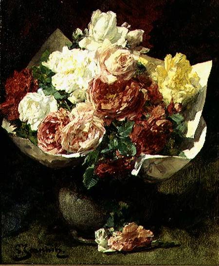 Flowers in a Vase de Georges Jeannin