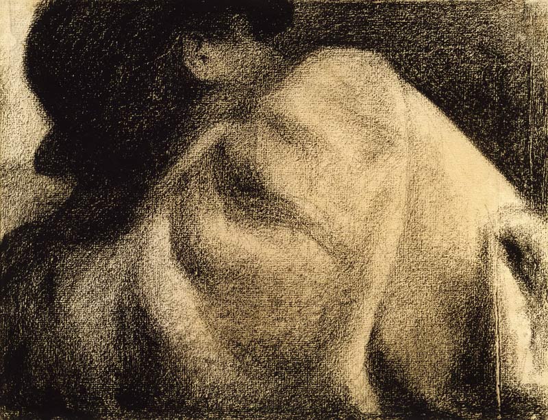 G.Seurat, Bueste eines schlafende Mannes de Georges Seurat
