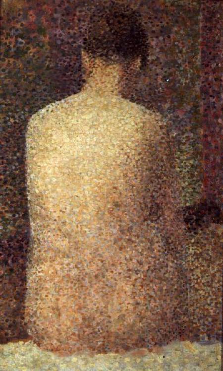 Model from the Back de Georges Seurat