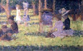 Study for 'A Sunday Afternoon on the Island of La Grande Jatte'