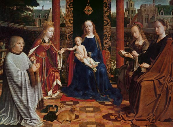 The Virgin and Child with Saints and Donor de Gerard David