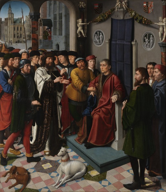 The Judgment of Cambyses (left panel) de Gerard David