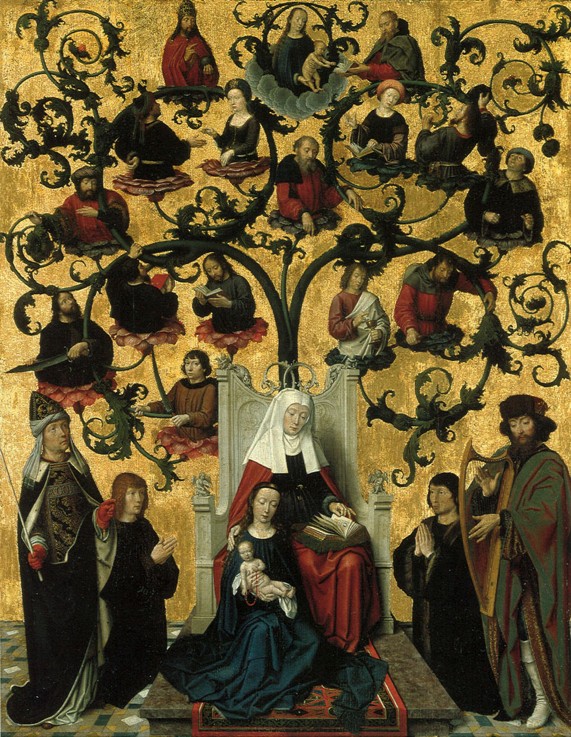 Saint Anne Family Tree de Gerard David