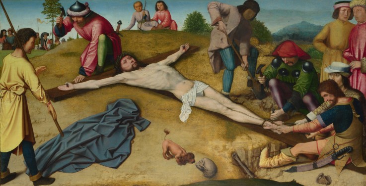 Christ Nailed to the Cross de Gerard David