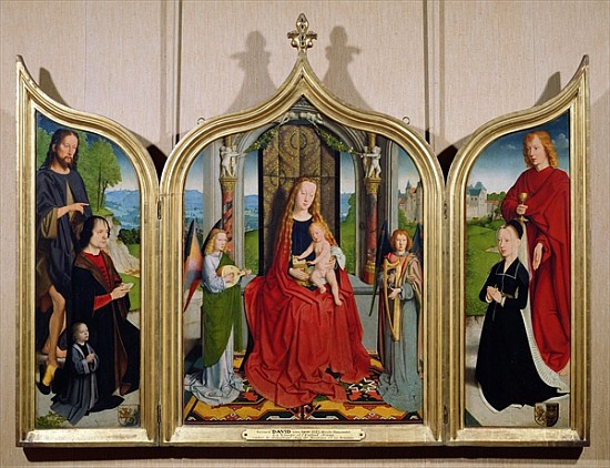 The Triptych of the Sedano Family, c.1495-98 de Gerard David
