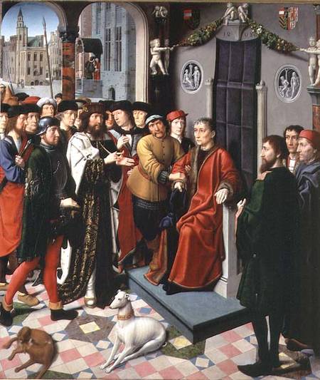 The Judgement of Cambyses, 1498  (one of two panels de Gerard David