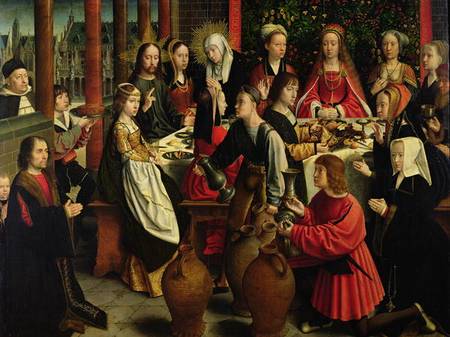 The Marriage Feast at Cana de Gerard David