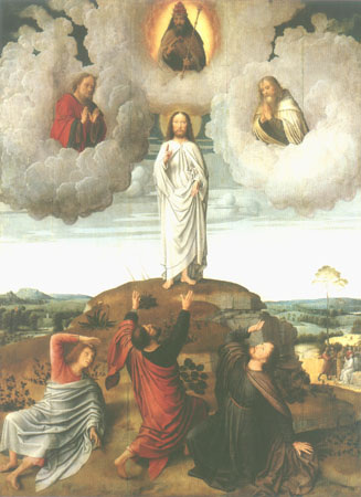 Transfiguration Jesu (middle panel of a Tryptichon de Gerard David