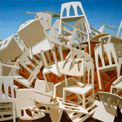 La solitude du peintre de chaises de Gerard Teichert