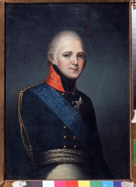 Portrait of Emperor Alexander I (1777-1825) de Gerhard von Kügelgen