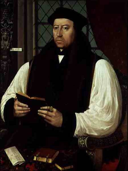 Portrait of Thomas Cranmer (1489-1556) de Gerlach Flicke