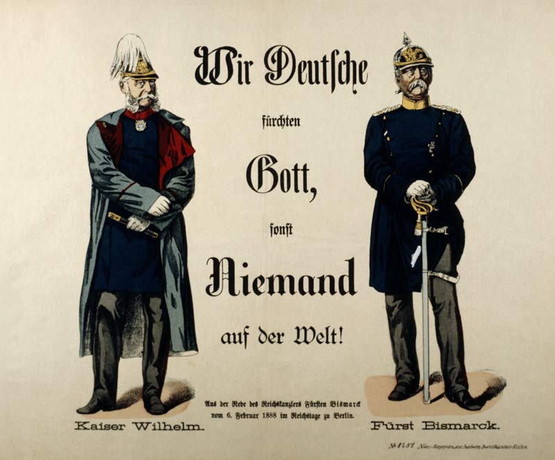 Emperor Wilhelm I and Prince Bismarck de German School