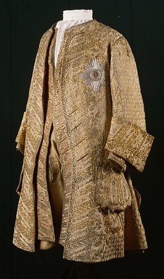 Leather Costume of August the Strong, (leather and gold embroidery) de German School