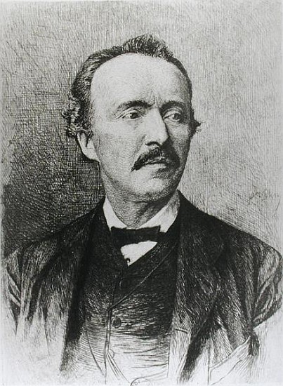 Portrait of Heinrich Schliemann (1822-90) de German School
